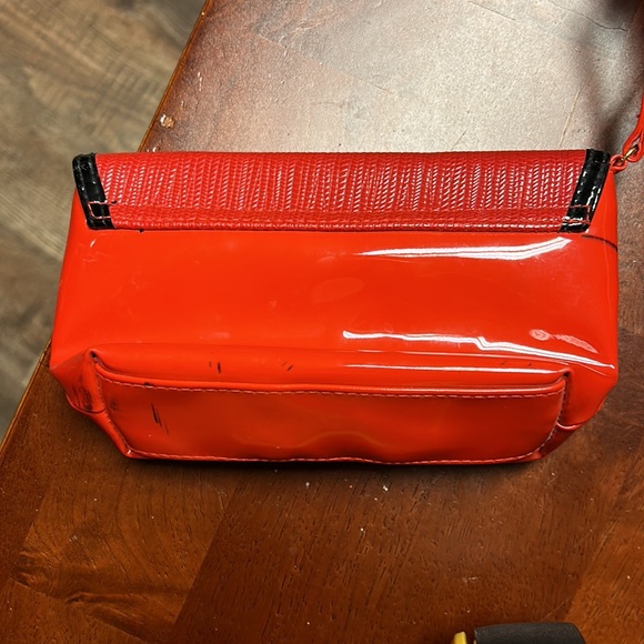 Stylish Red Wristlet with Black Trim - Picture 7 of 7